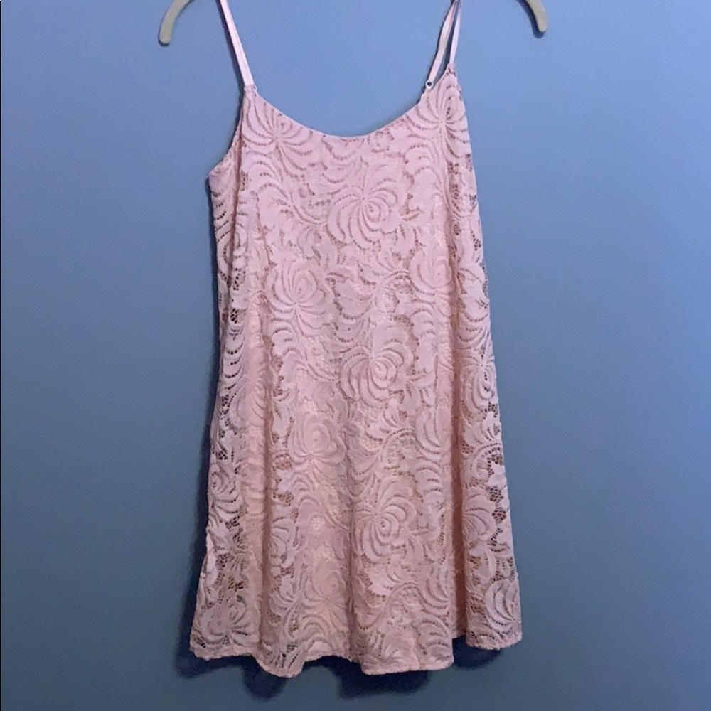 Floral Baby Pink Dress